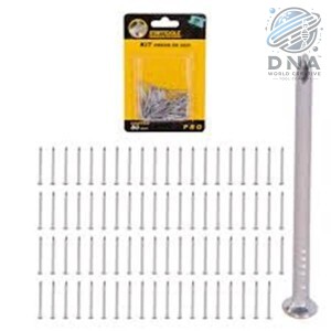 CARTELA PREGO DE AÇO 1,5X20MM C/ 120 UN STARTOOLS AR 0683