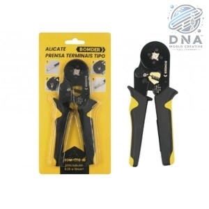 ALICATE PRENSA TERMINAIS TIPO PINO TUBO 0,25 A 10MM² BOM1710