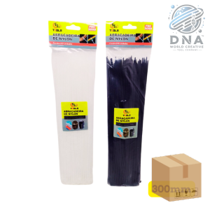 ABRAÇADEIRA DE NYLON 3,6 X  300MM C/100 FBG - 3055 BRANCA