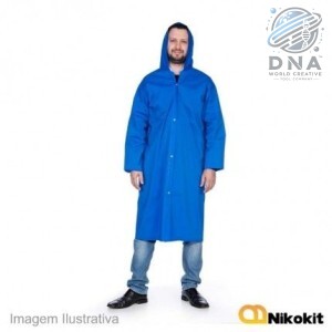 CAPA P/ CHUVA REFORÇADA AZUL TAM GG