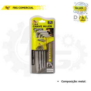 CHAVE ALLEN G COM 9 PEÇAS FBG-3376